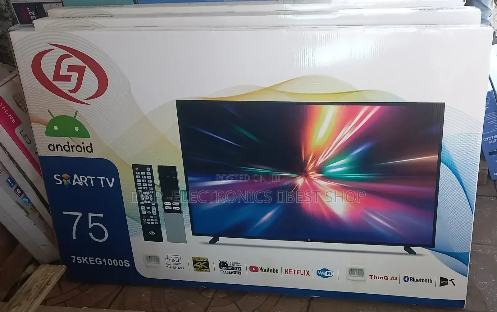 Lj 75"Inch Tv Smart Android Tv