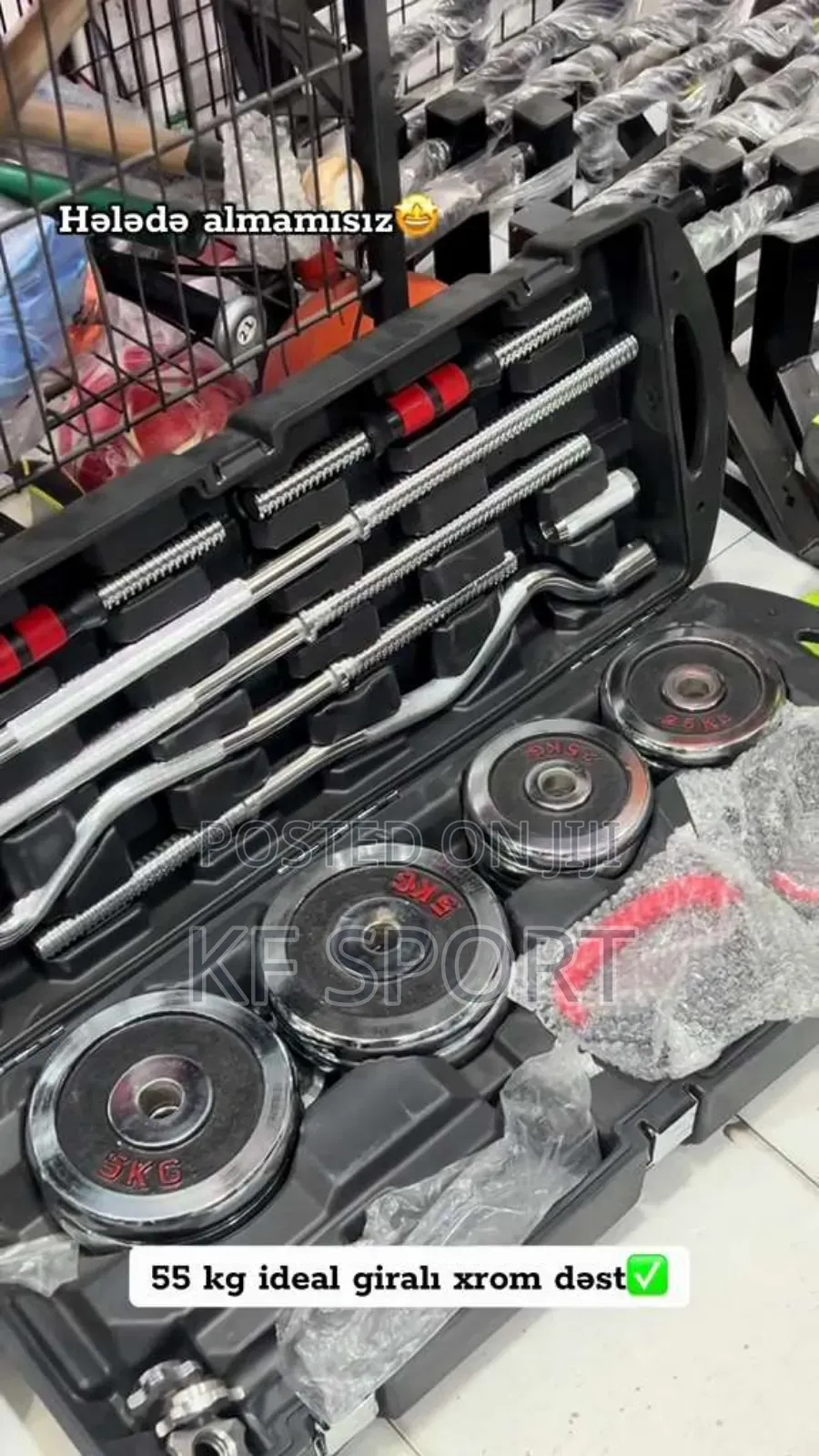 From Dumbbells to Kettlebells in Seconds.