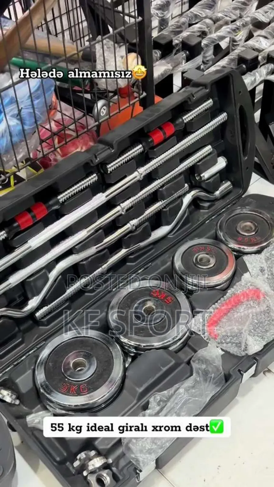 From Dumbbells to Kettlebells in Seconds.