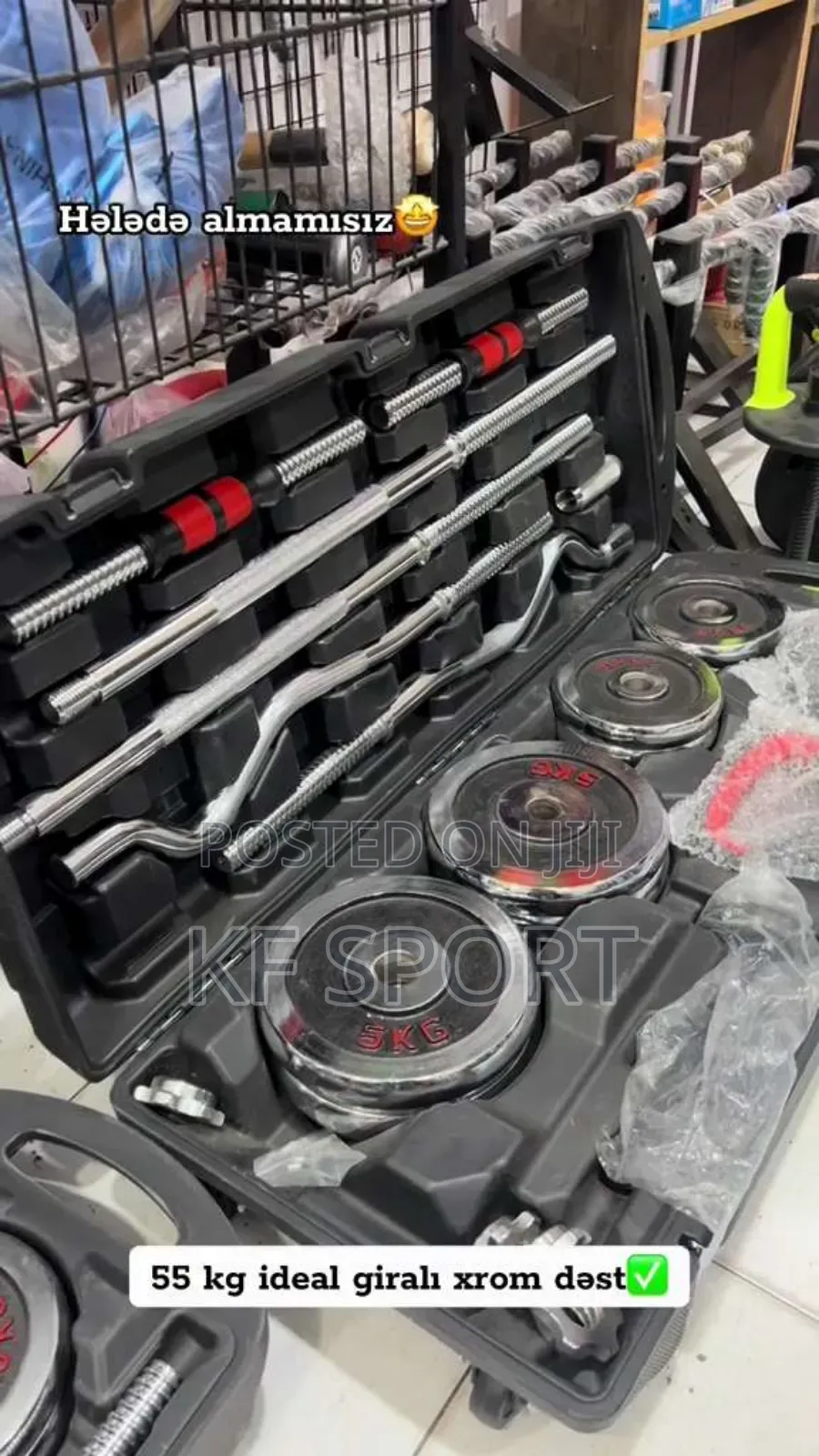 From Dumbbells to Kettlebells in Seconds.