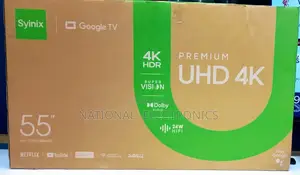 Syinix 55"Inch Tv Smart Android Frameless Tv