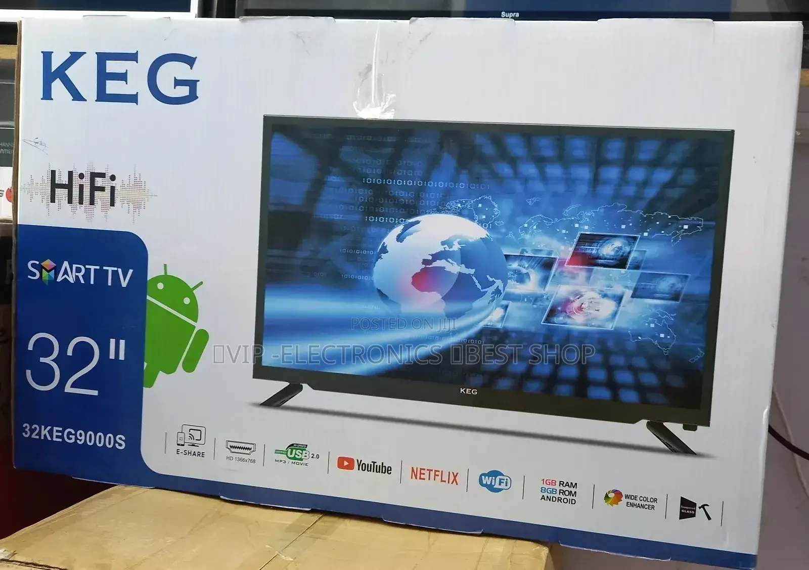 Keg 32"Inch Tv Smart Android Tv
