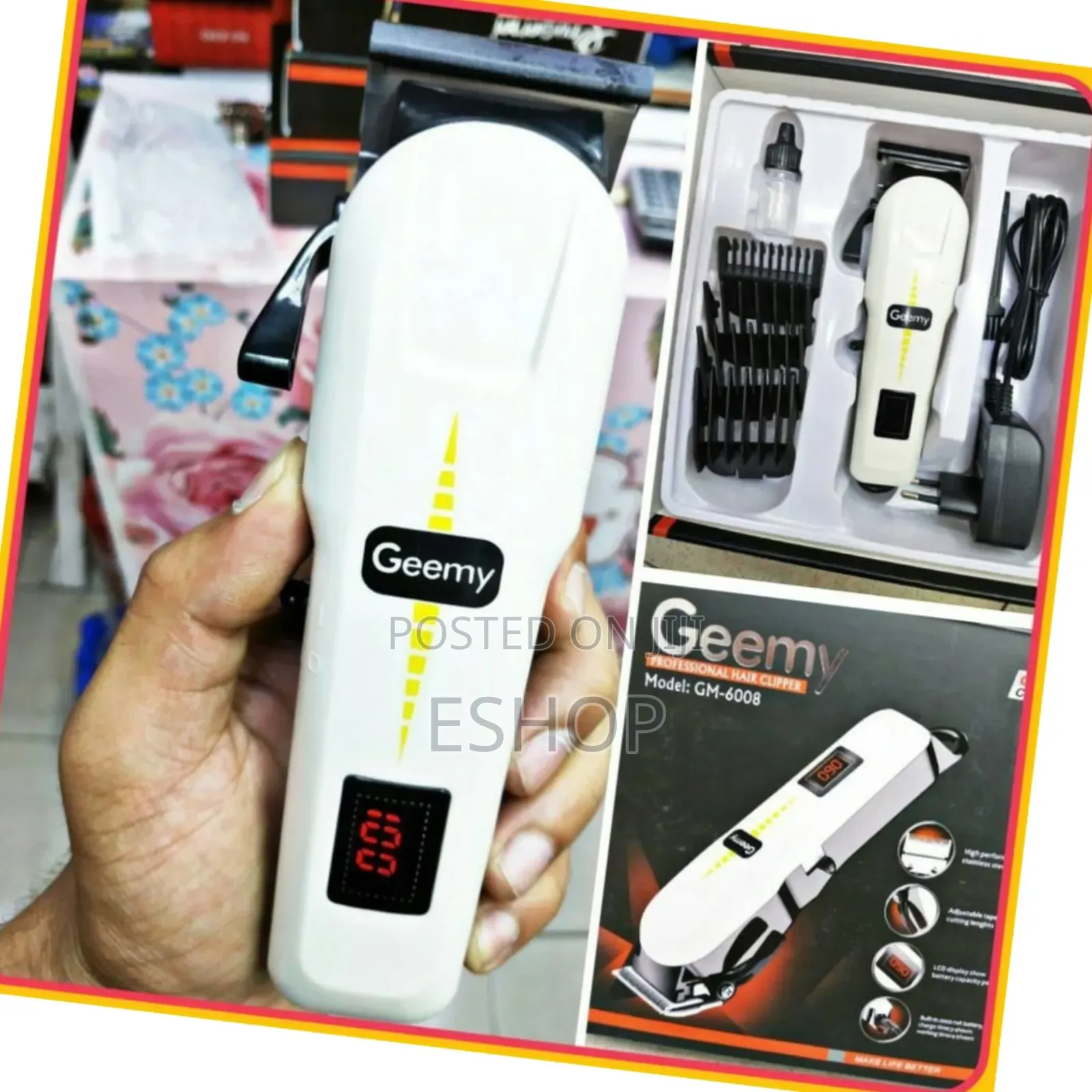 5-Hour Long-Lasting Hair Clipper–Charge Once, Cut Many Times