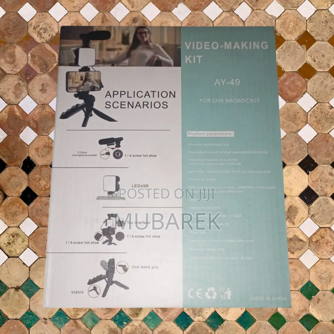 Video Vlogging Kit for Low-Light Shooting