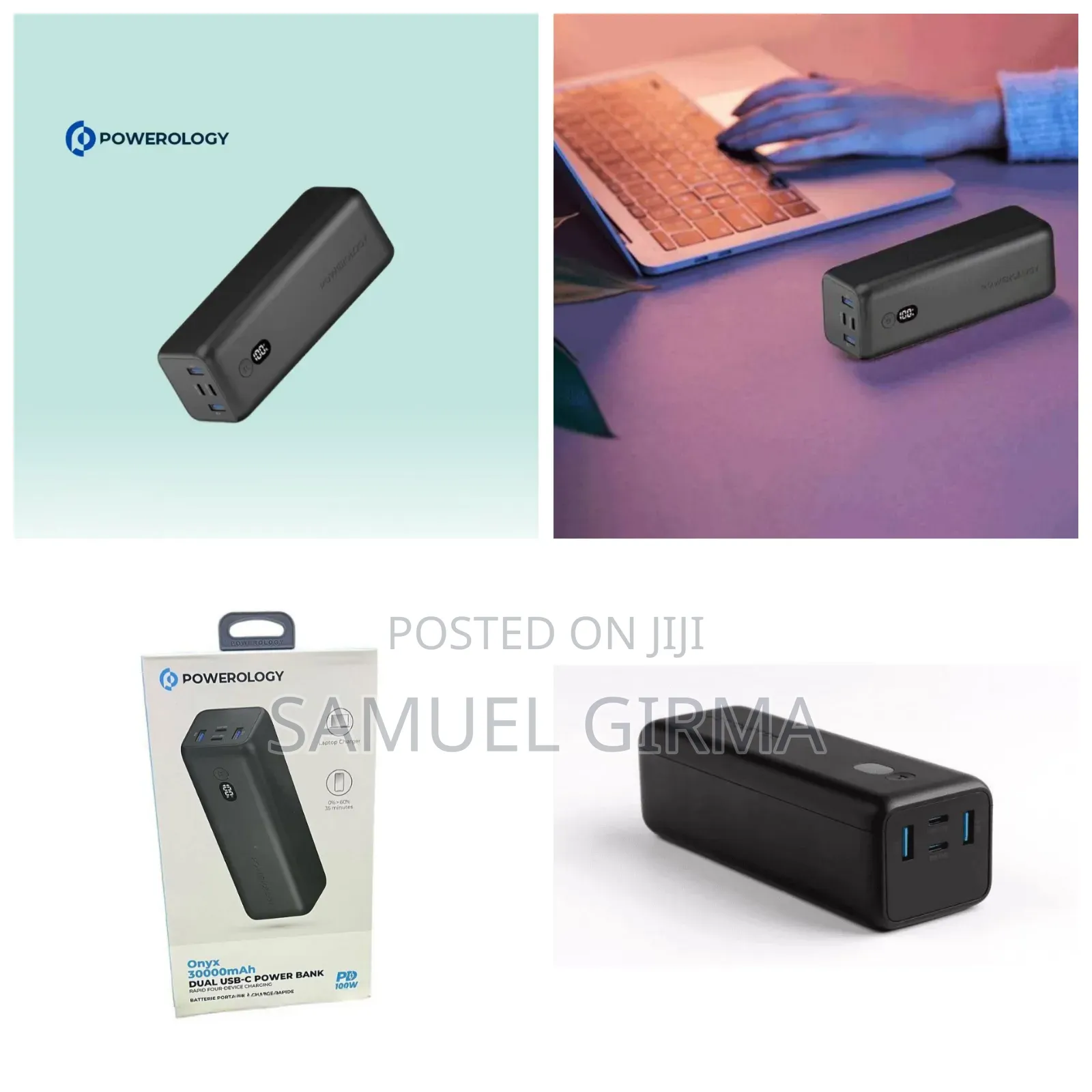 30,000mah Power Bank Powerology