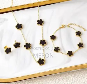 Photo - Floral Jewelry Set Premium Quality አበባ ጌጣጌጥ