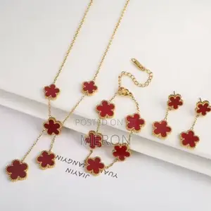 Floral Jewelry Set Premium Quality አበባ ጌጣጌጥ
