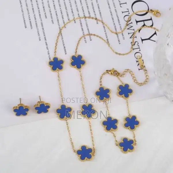 Floral Jewelry Set Premium Quality አበባ ጌጣጌጥ