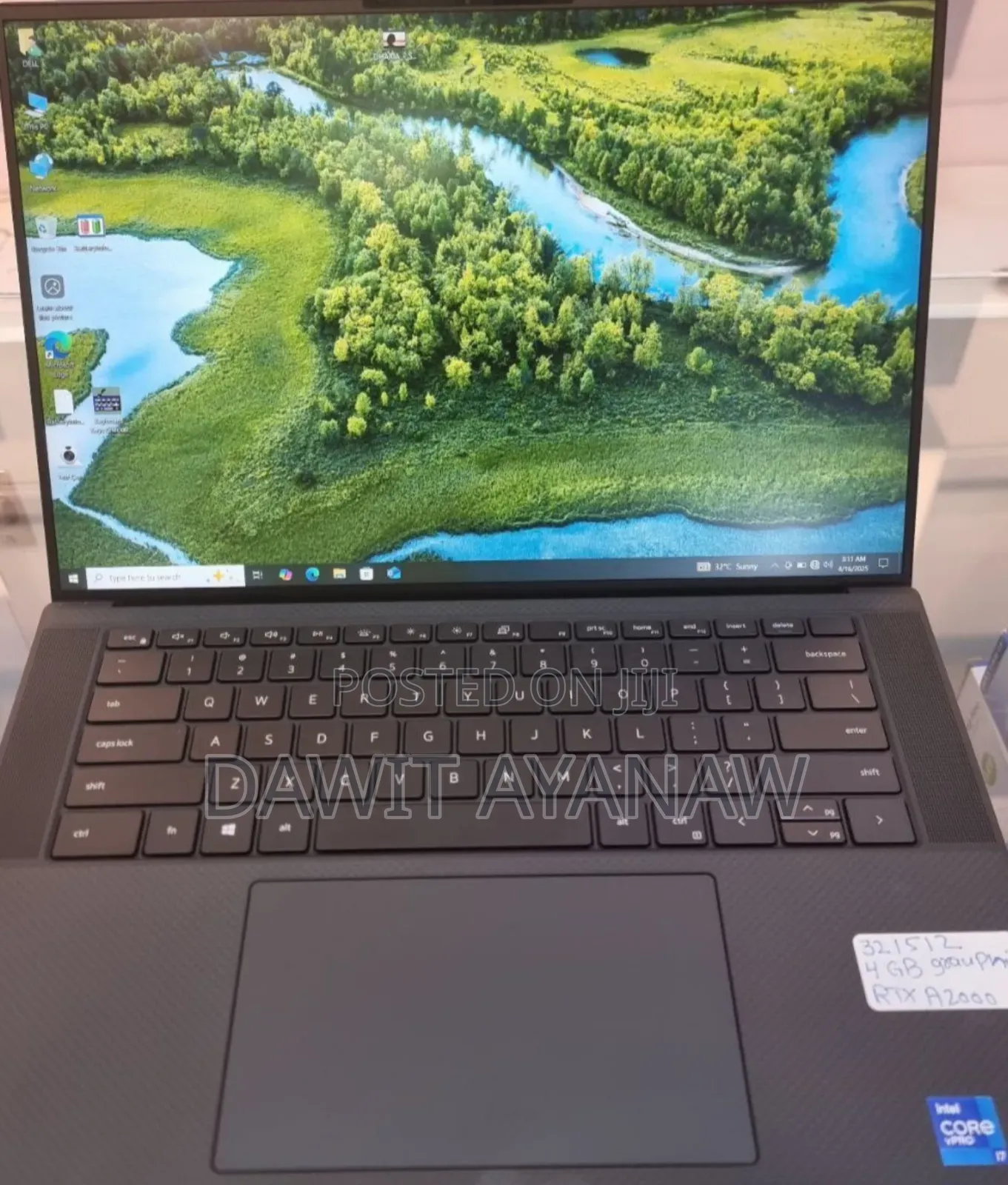 New Laptop Dell 32GB Intel Core I7 SSD 512GB