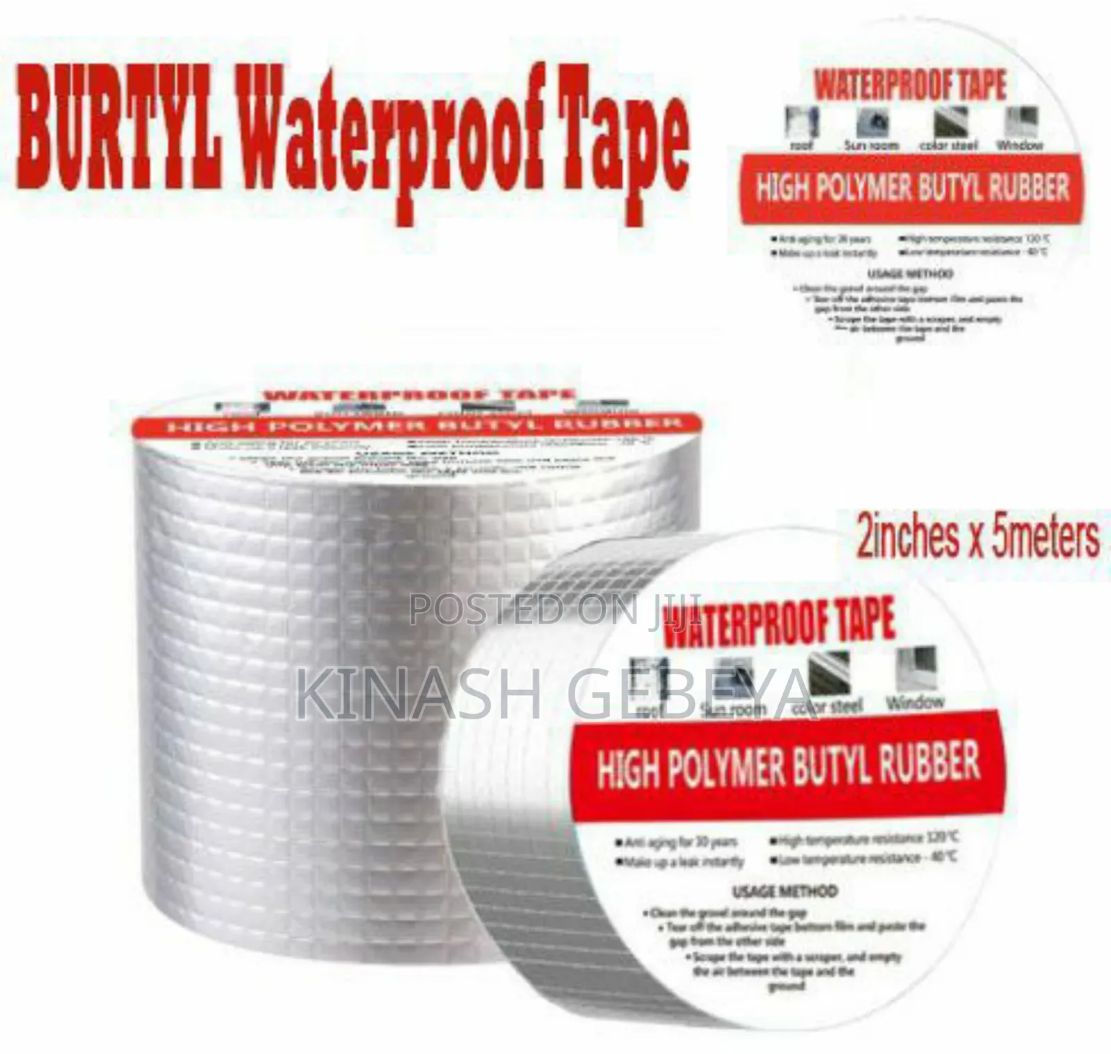 5meter Waterproof High Polymer Tape(ፕላስተር)