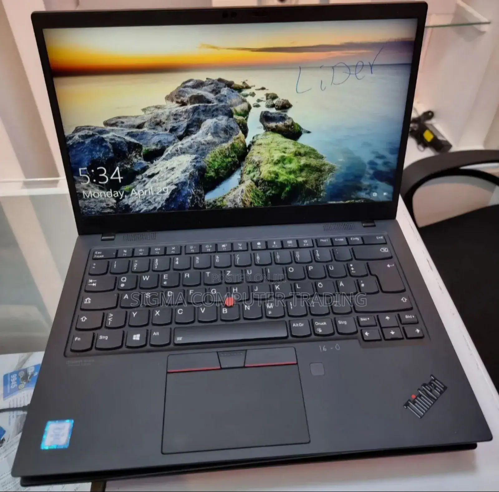 New Laptop Lenovo ThinkPad X1 Carbon 16GB Intel Core I7 SSD 512GB