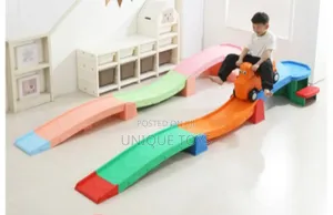Three-Stage Coaster Ramp Car Set, 300*80*85cm