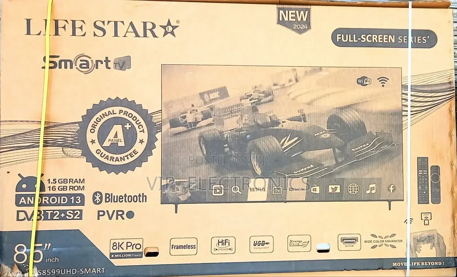 Lifestar 85"Inch Smart Android Tv