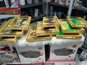 Unique 3pcs Serving Tray
3pcs የእንጨት ሰርቪስ