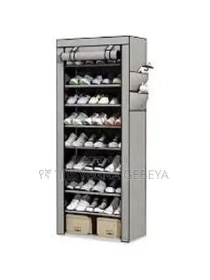 Photo - 8-layer Shoe Rack With Multi-purpose Storage