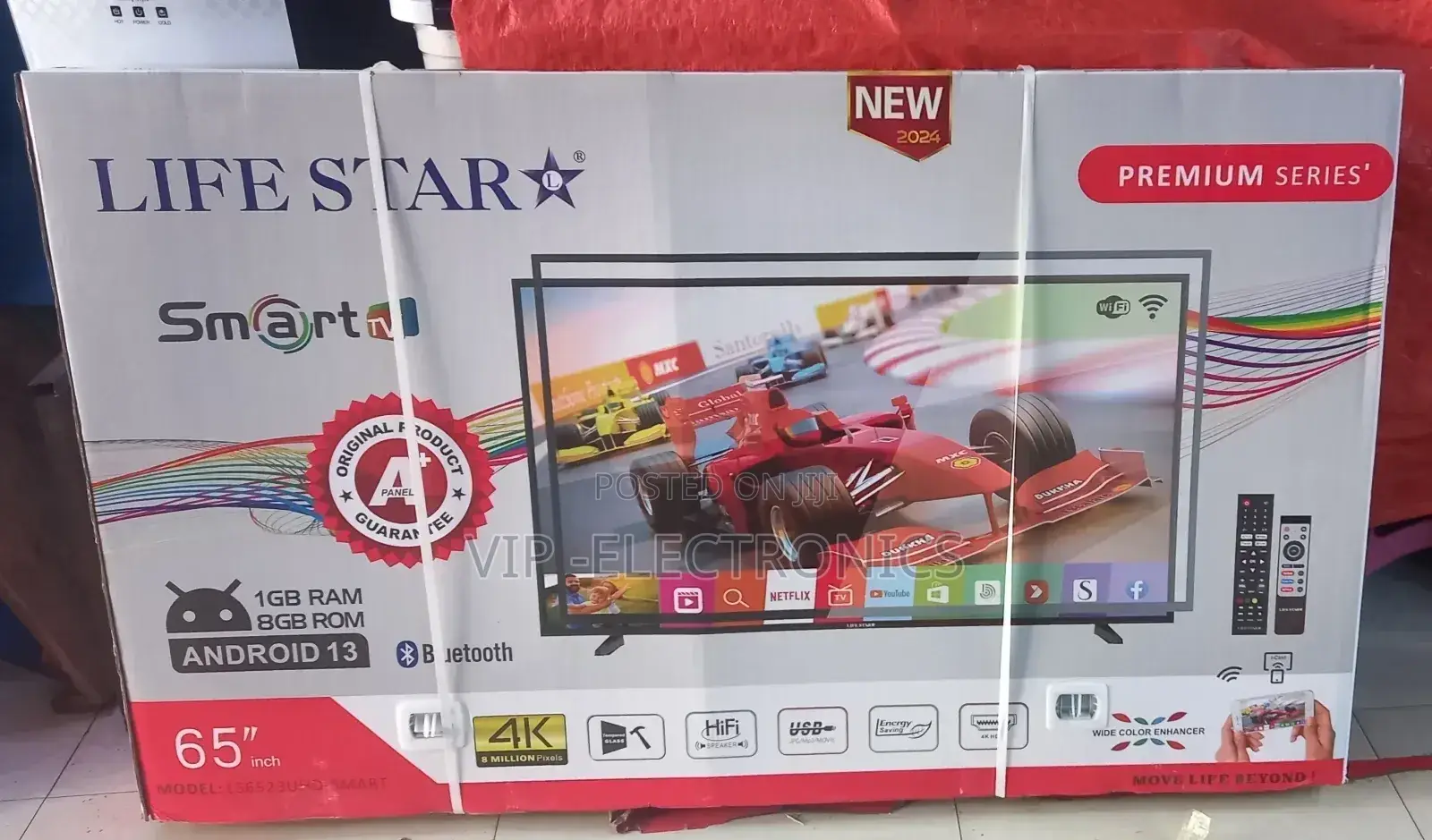 Lifestar 65"Inch Tv Smart Android 13.0 Tv