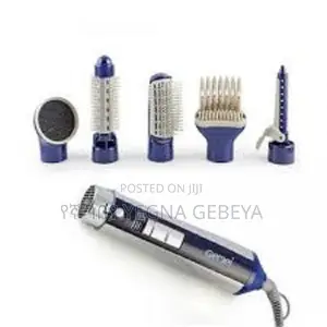 Photo - Gemei 6 in 1 Gemei Professional Hot Air Styler Gm-4834