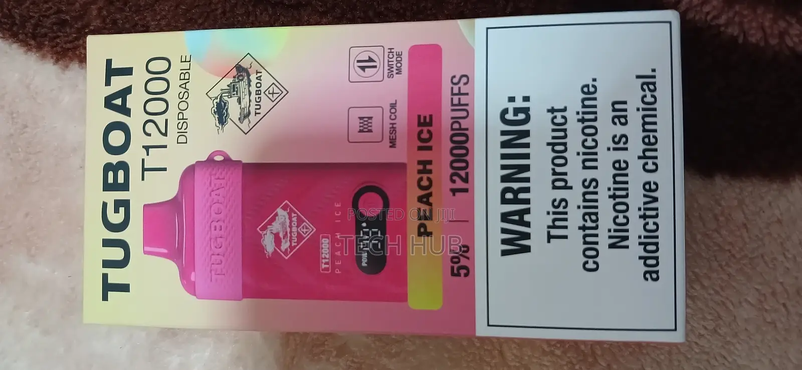 Tugboat T12,00puff Vape