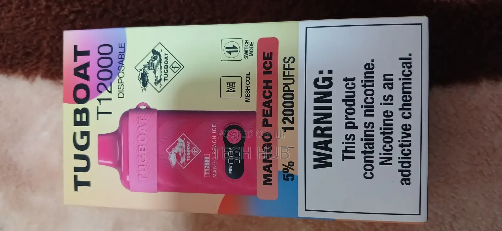 Tugboat T12,00puff Vape