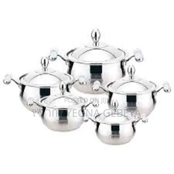 Stainless Steel Serving Bowl, Set Of 6pcs