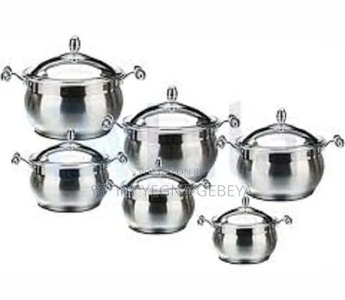 Stainless Steel Serving Bowl, Set Of 6pcs