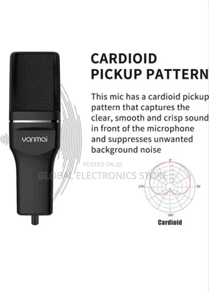 Omni-Directional Noise Cancelling Cardioid Desktop Mic
