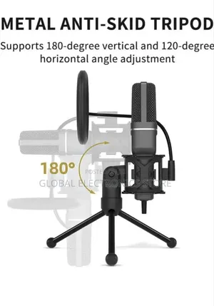 Omni-Directional Noise Cancelling Cardioid Desktop Mic