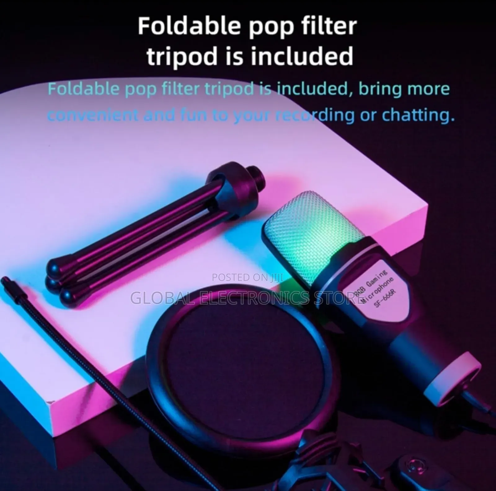 Omni-Directional Noise Cancelling Cardioid Desktop Mic