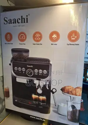 Saachi 19-Bar Coffee Maker With Built-in Grinder