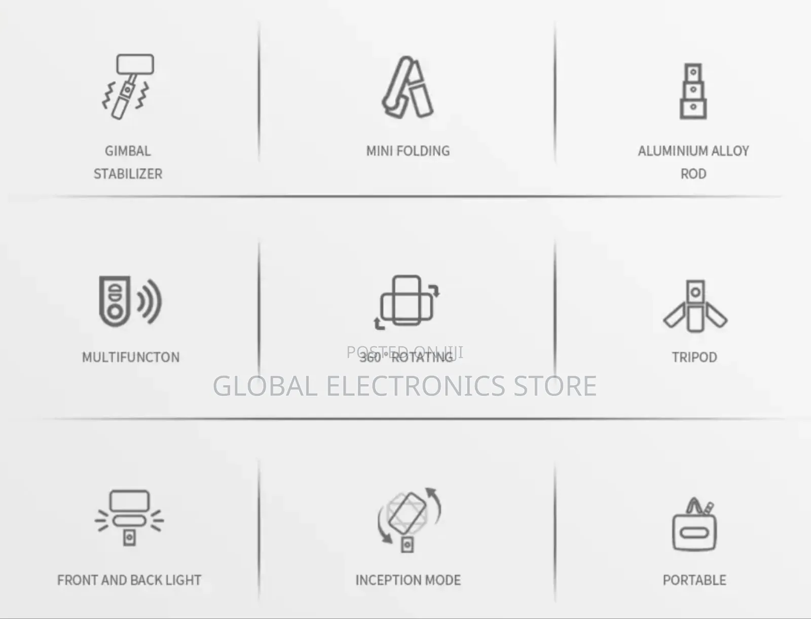 Gimbal + Wireless Tripod + Fill Light