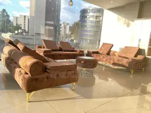 In Vogue Sofa Set With Oval Table