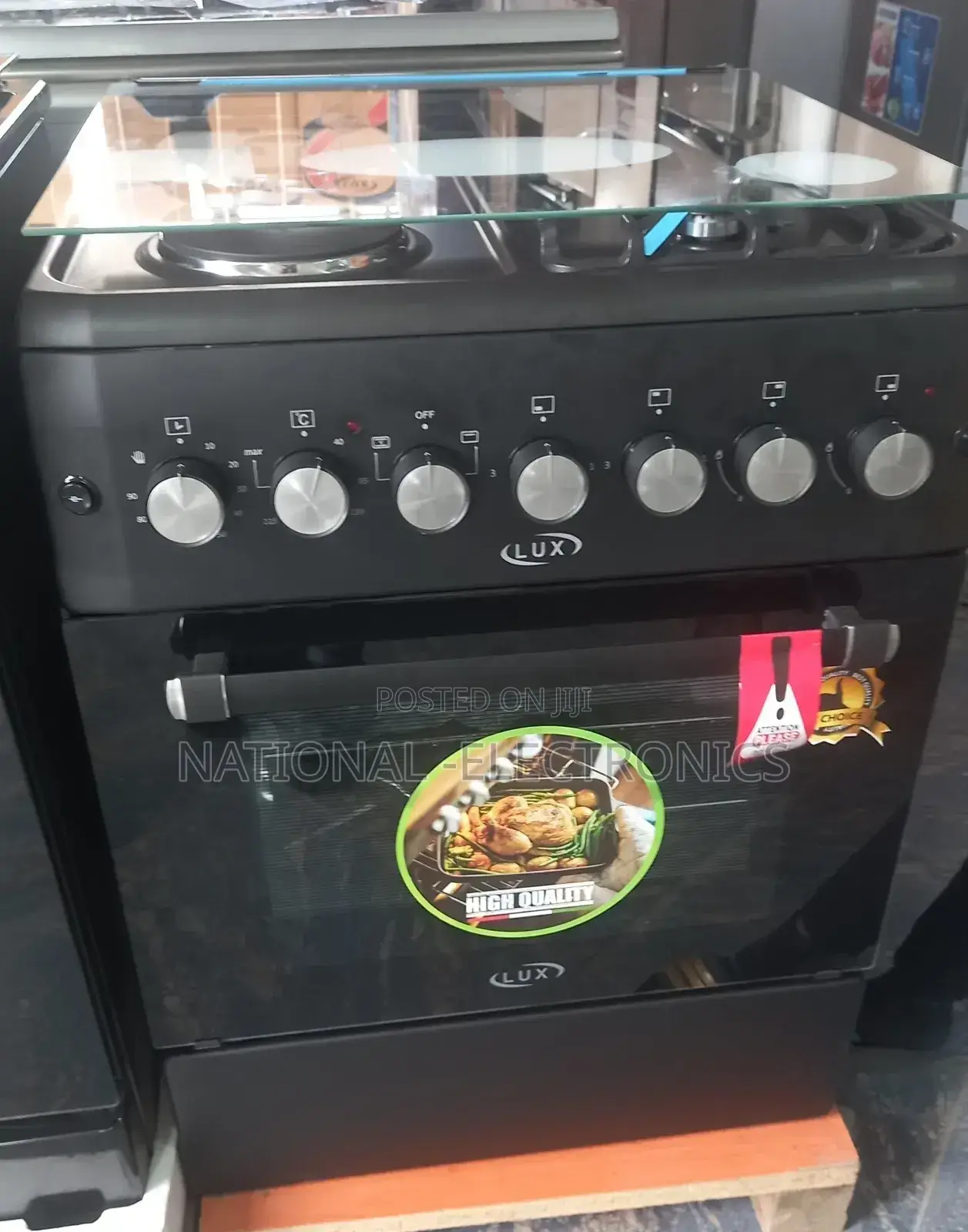 Lux Oven 60*60 Freestanding Oven 2*2 End 4electric