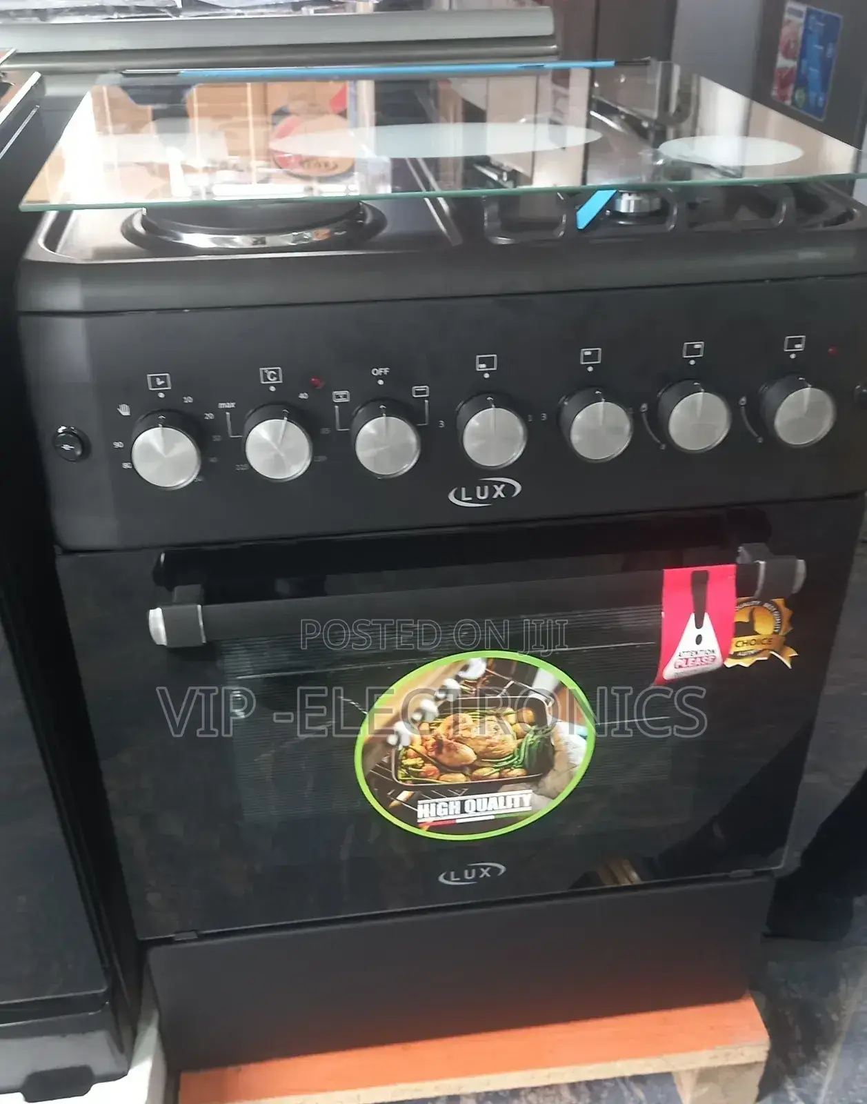 Lux Oven 60*60 Freestanding Oven 2*2 End 4electric