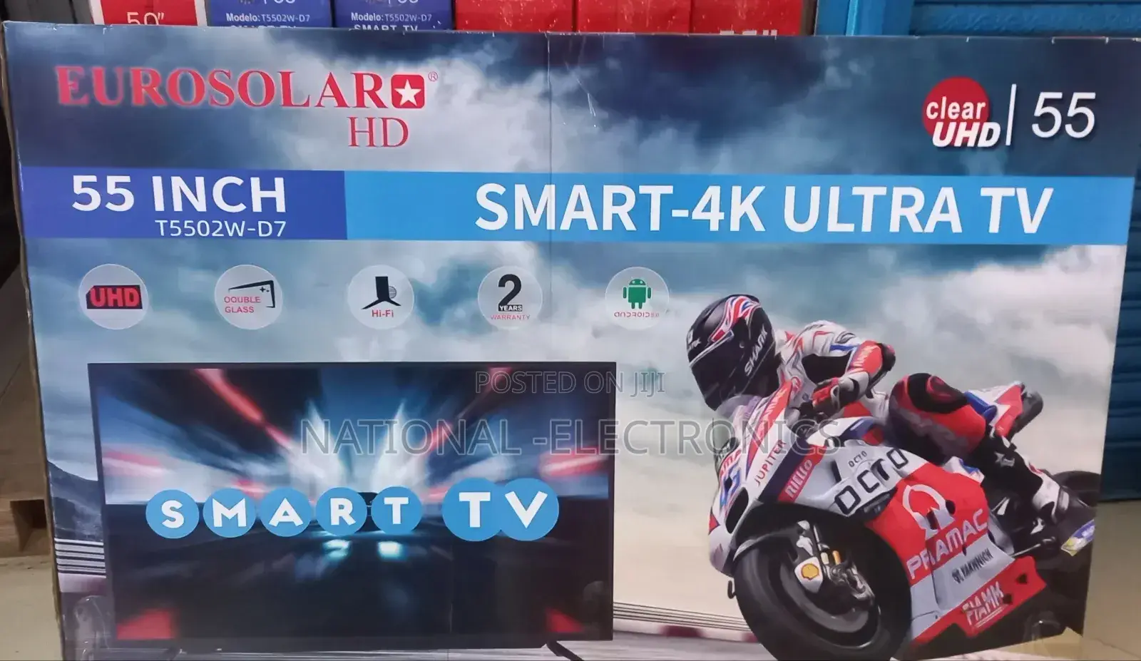 Eurosolar 55"Inch Tv Smart Tv