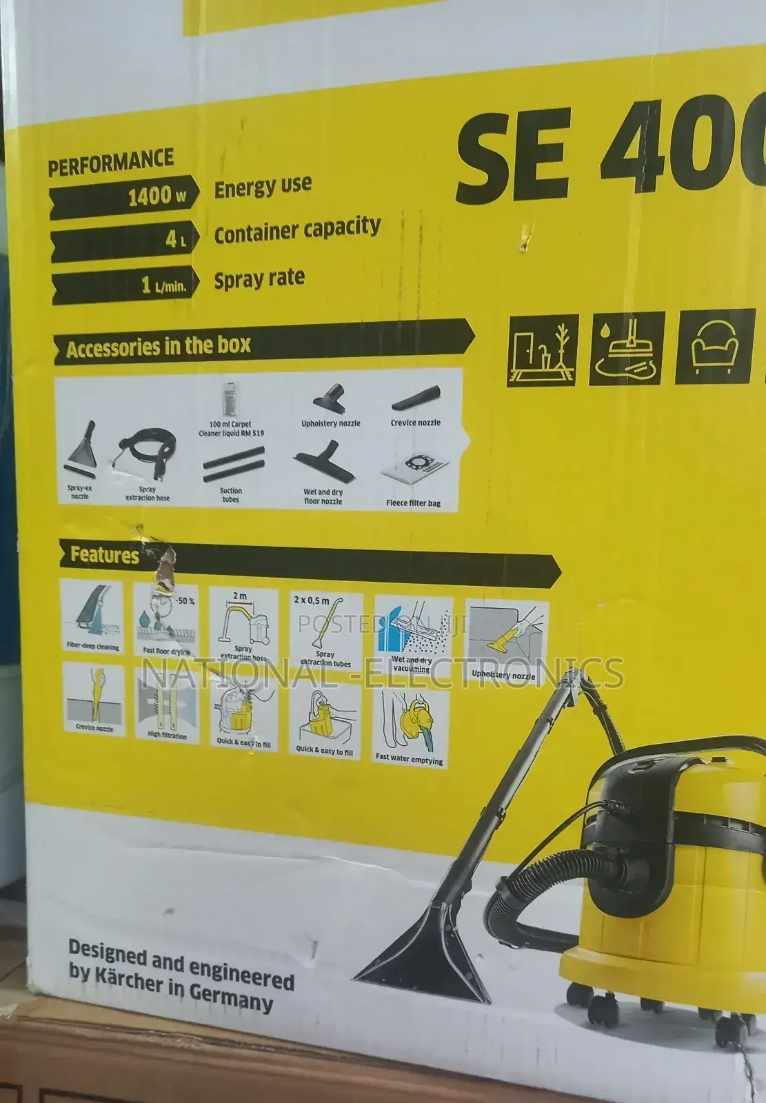 Kalcher Se 4001 Spray Extraction Cleaner