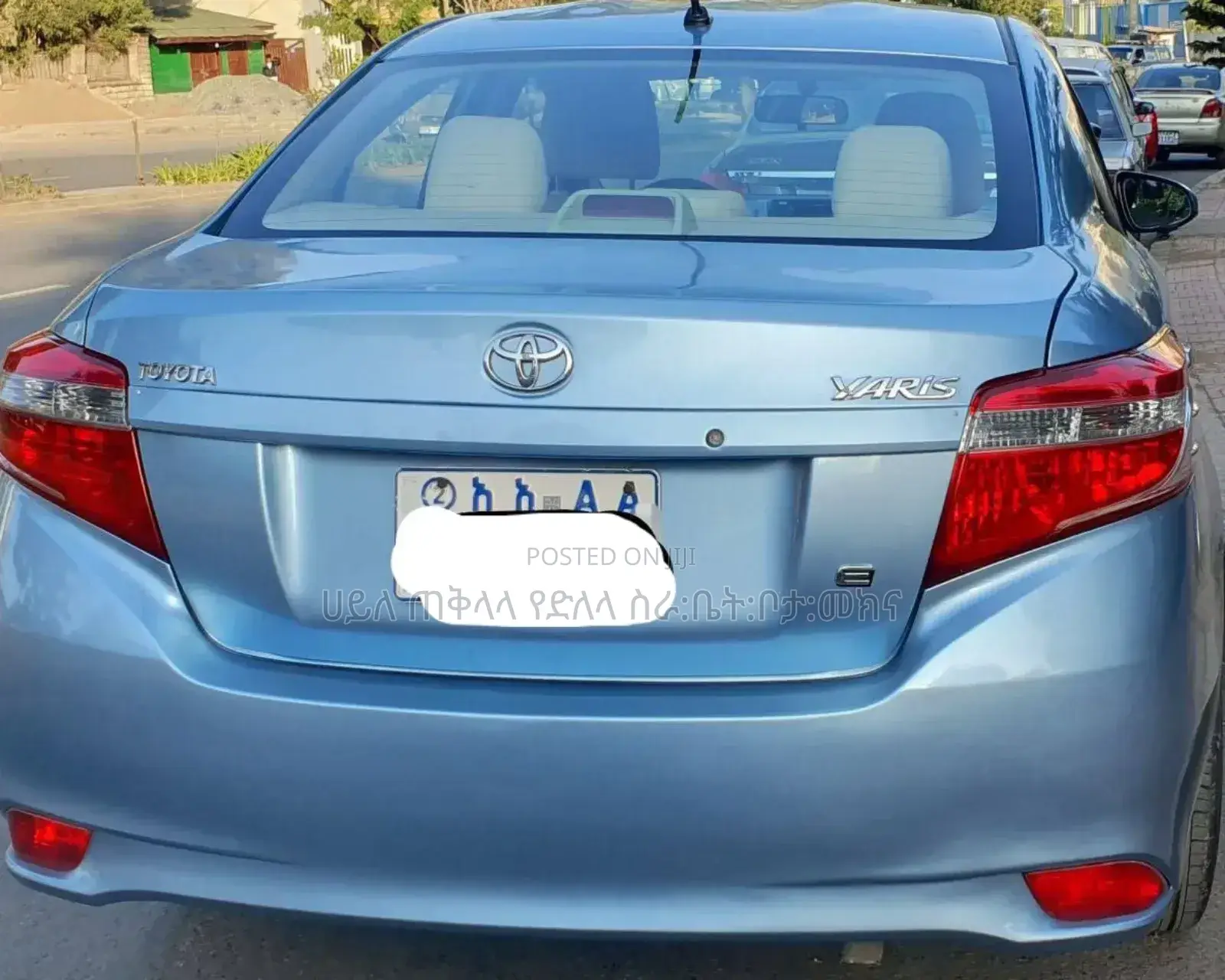Toyota Yaris 2015 Blue