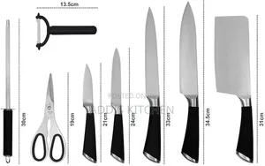 Kitchen Knife Set (9pcs)