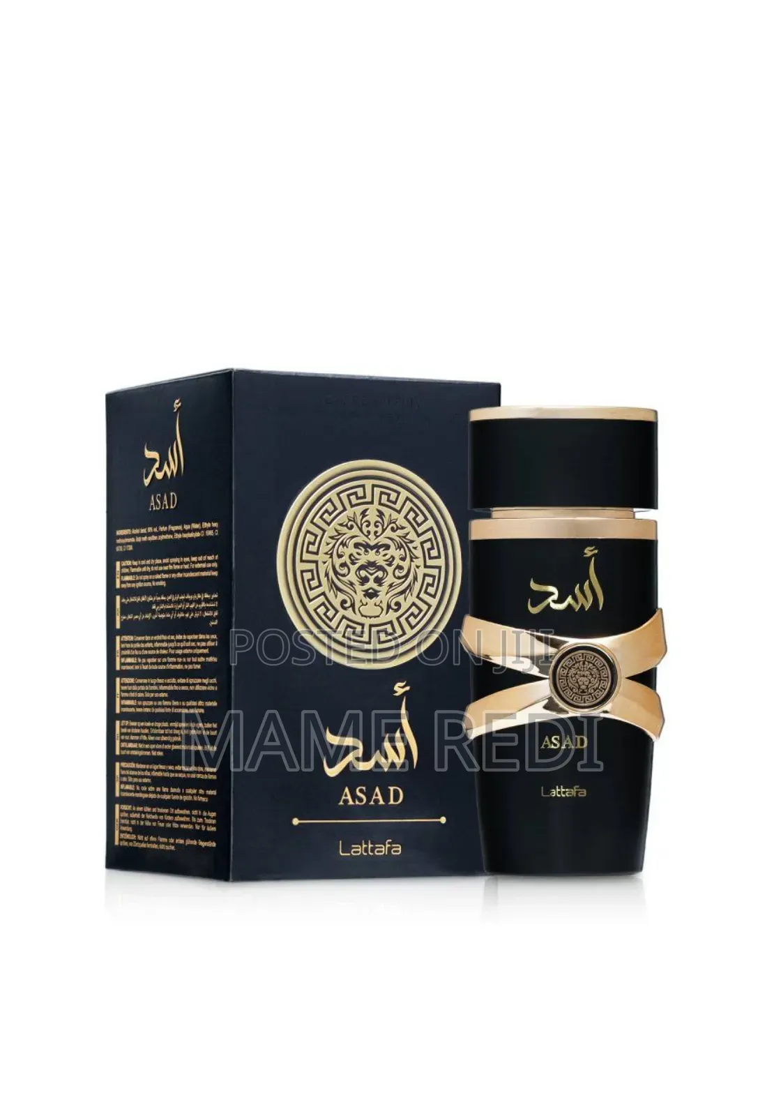 Asad Black Edp 100ml by Lattafa