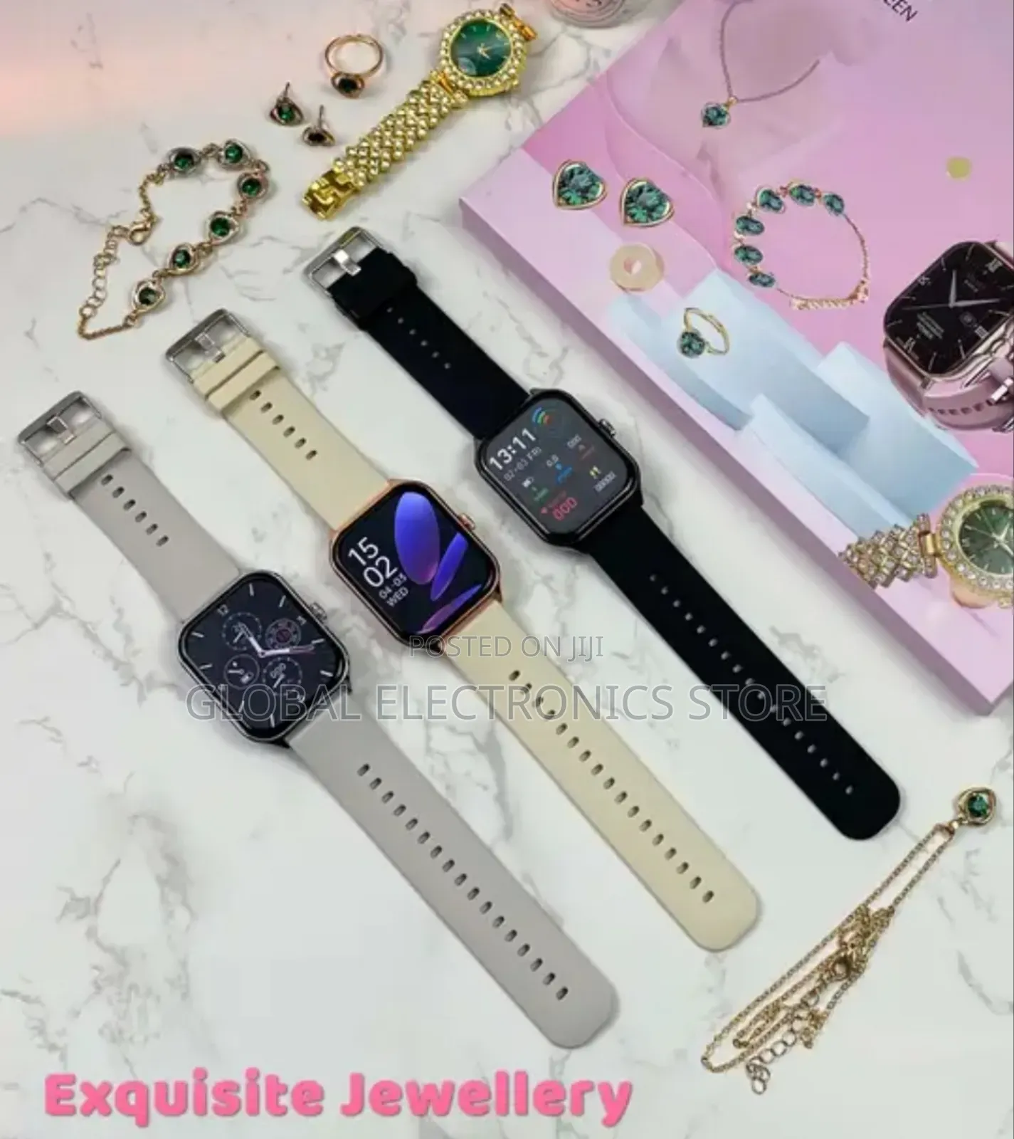 6-in-1 Smart Watch Combo! የሴት