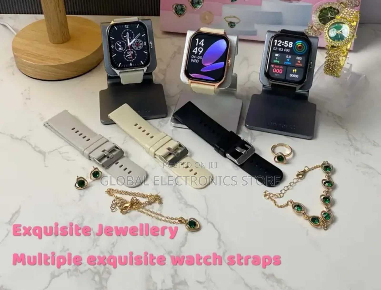 6-in-1 Smart Watch Combo! የሴት