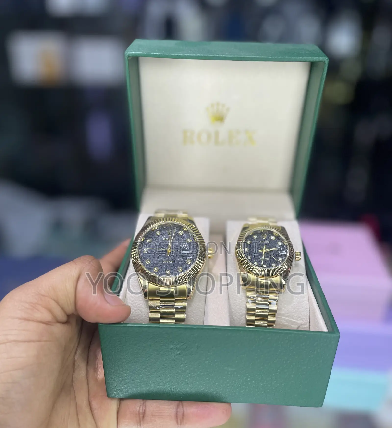 Rolex Gift Watch for Her and Him Two Watch for Men Women