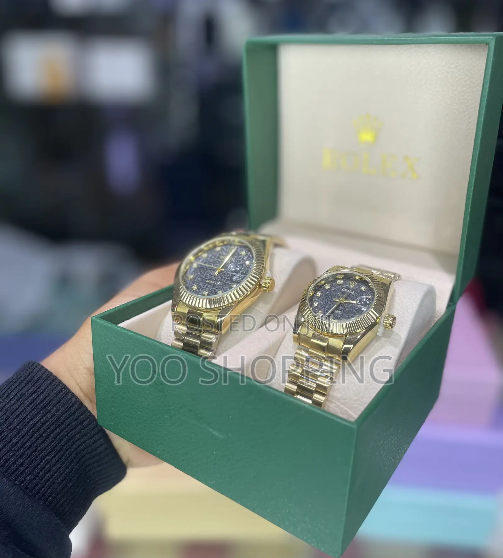 Rolex Gift Watch for Her and Him Two Watch for Men Women