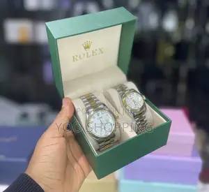 Rolex Gift Watch for Her and Him Two Watch for Men Women