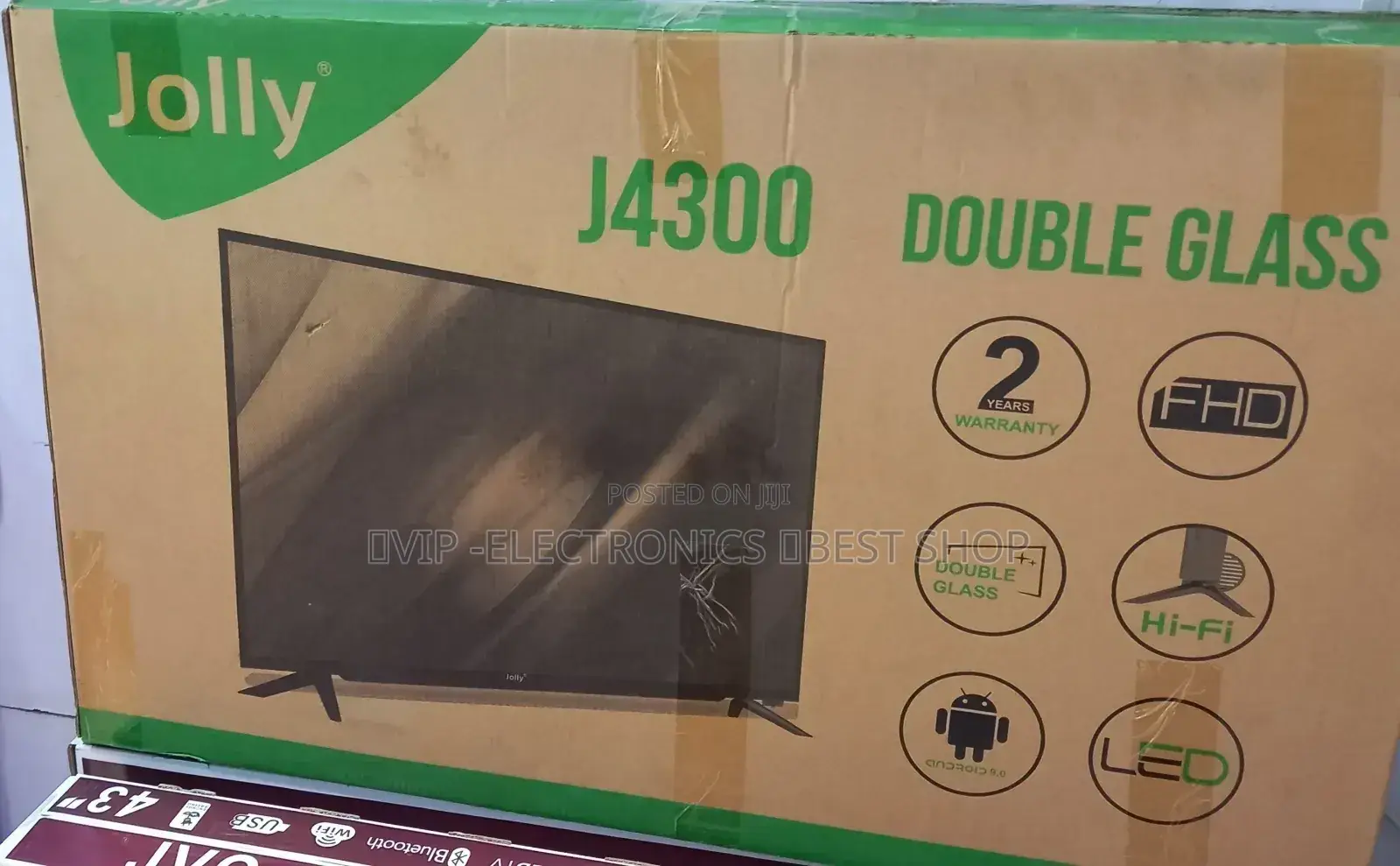 Jolly 43"Inch Tv Smart Android New 2024 Model Tv New Price