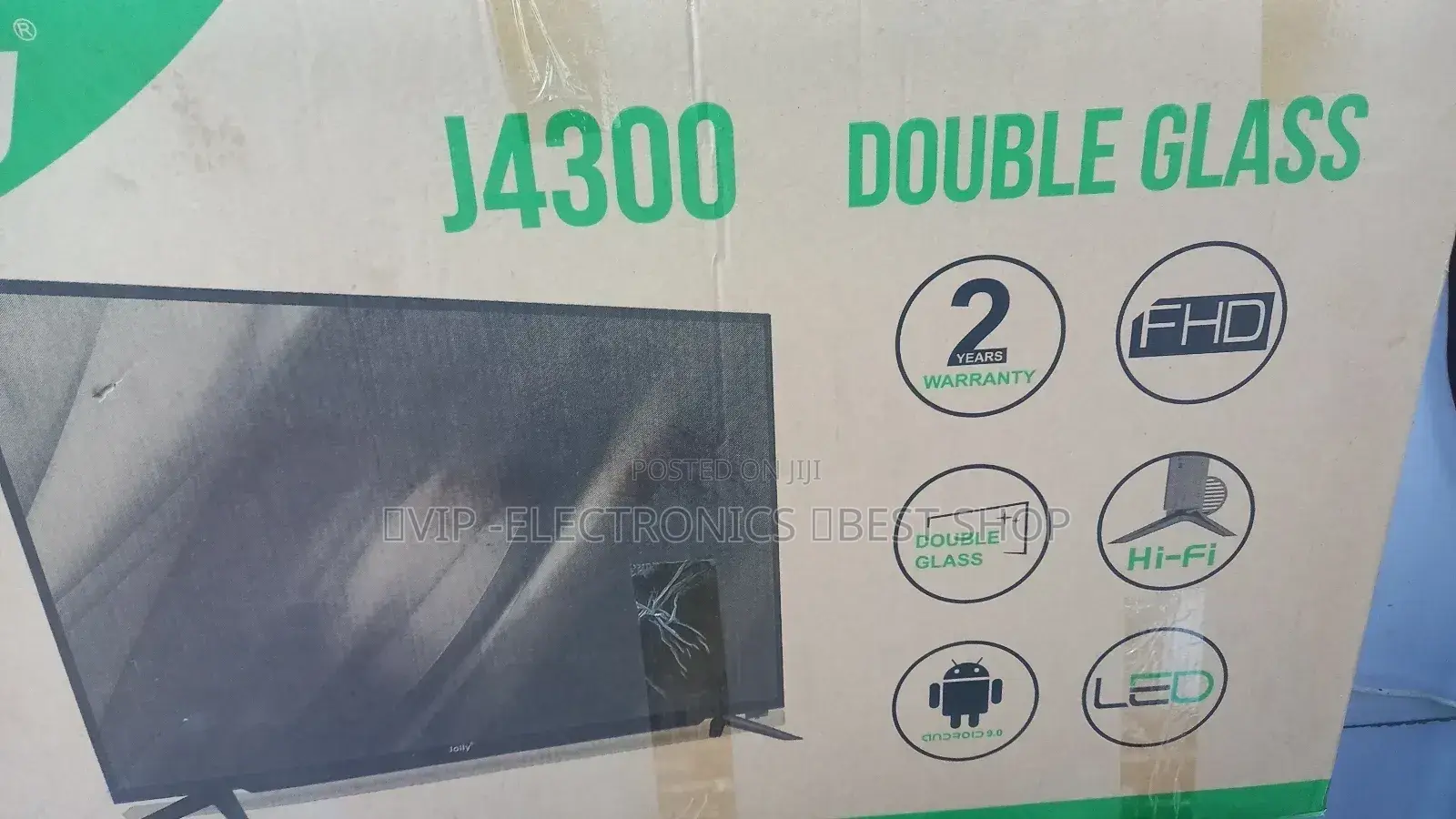 Jolly 43"Inch Tv Smart Android New 2024 Model Tv New Price