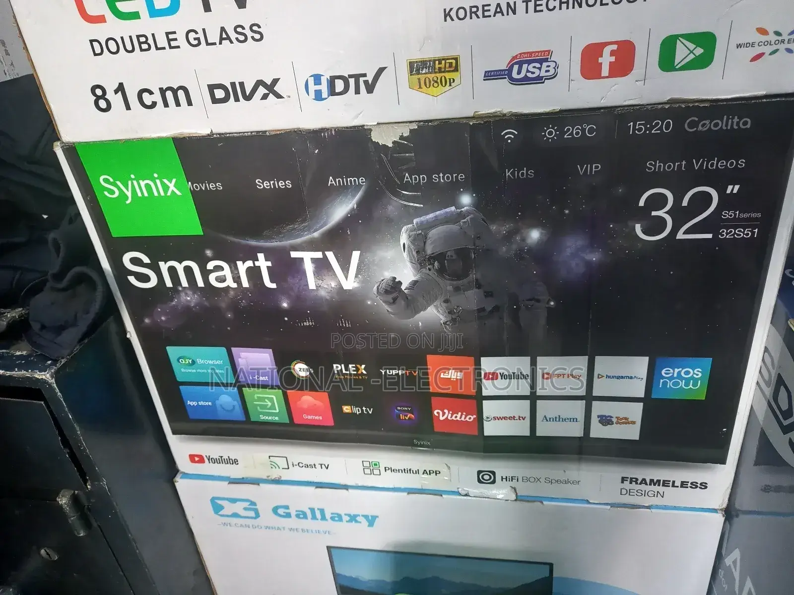 Syinix 32"Inch Tv Smart Google Tv