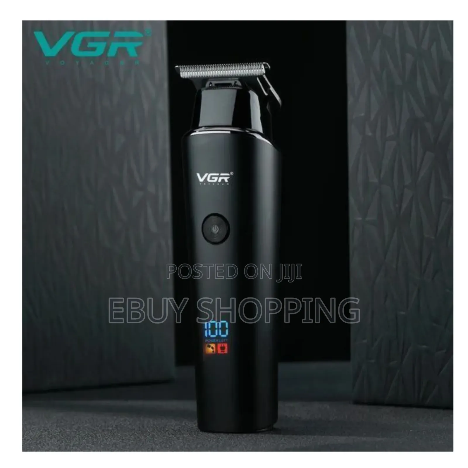 Silent Hair Trimmer–Vgr v-937 With Sharp Blades Led Screen