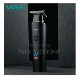 Photo - Silent Hair Trimmer–Vgr v-937 With Sharp Blades Led Screen