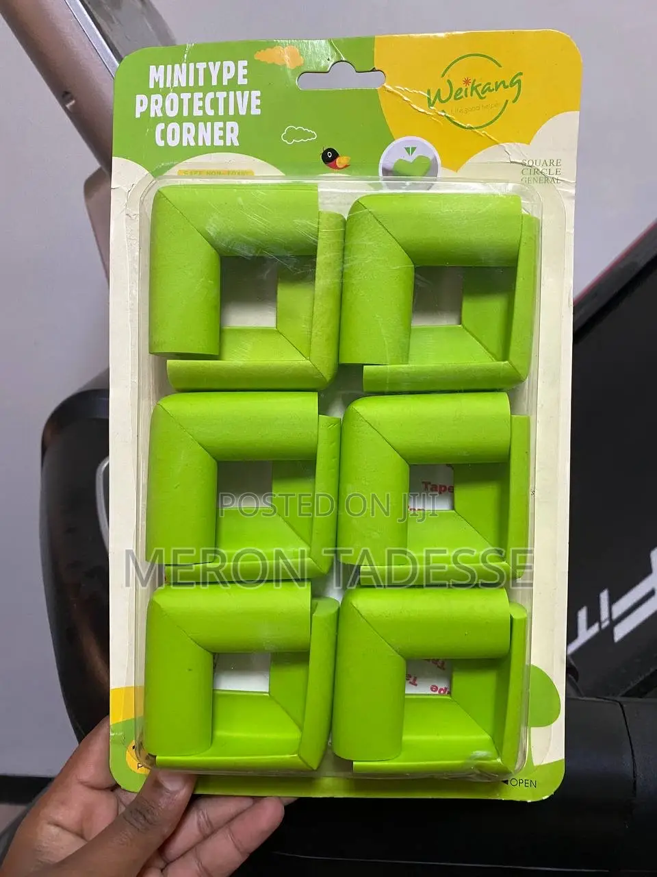 Anti- Collision Edge Protectors ልጅ ላላቸው የሚመከር፣ ጠርዝ ላይ የሚደረግ