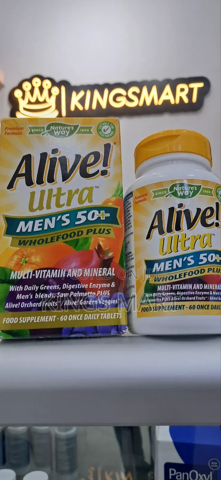 Alive Ultra Mens 50+ Whole Food Plus Supplement